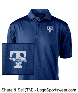 Spirit Gear "Color Guard" embroidered logo Men's Performance Polo Design Zoom